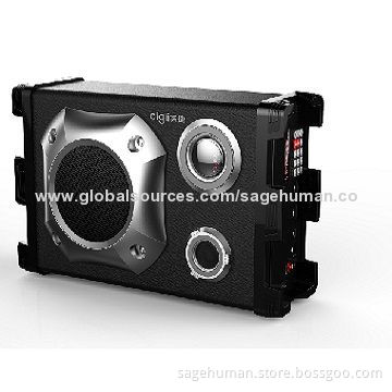 Subwoofer Bluetooth Speaker with LED Light, Karaoke Function